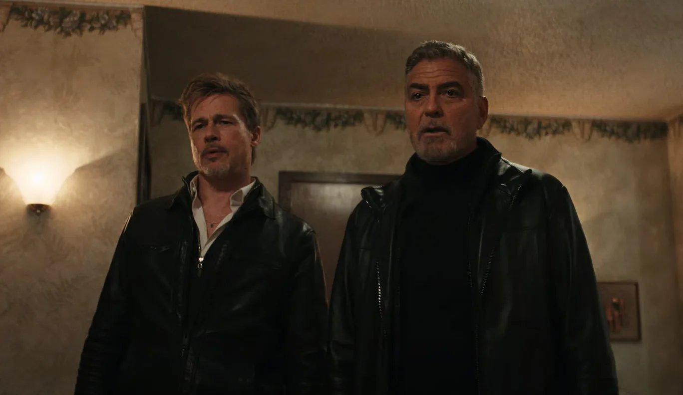 Brad Pitt e George Clooney estão juntos em 