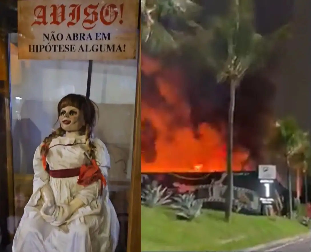 Boneca Annabelle original é queimada no incêndio na Casa Warner