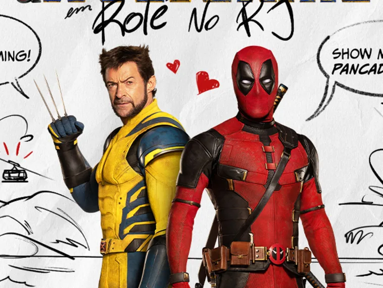 "Deadpool & Wolverine": Ryan Reynolds e Hugh Jackman vêm ao Brasil