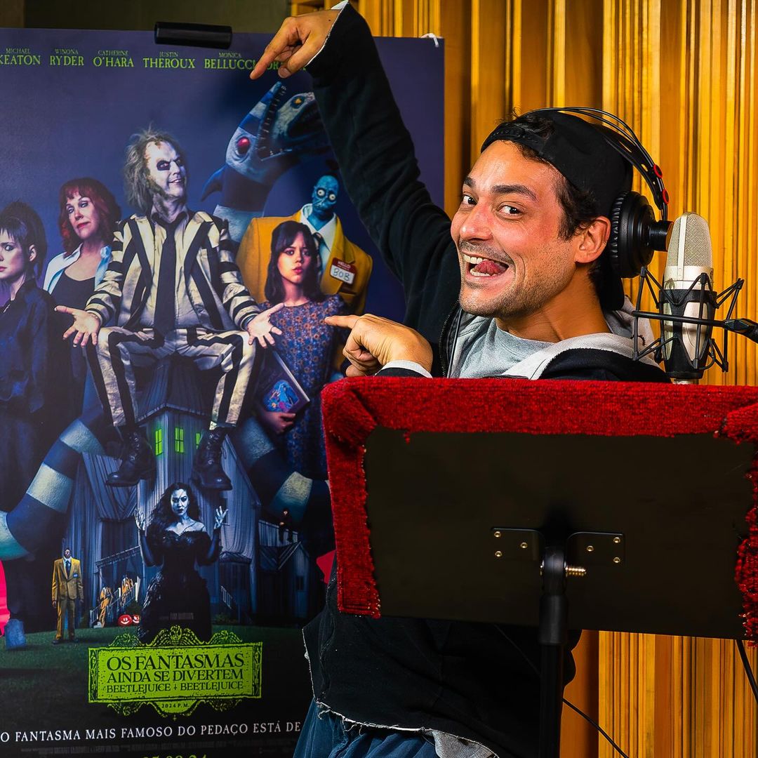 Eduardo Sterblitch dubla Beetlejuice em "Os Fantasmas Ainda se Divertem"