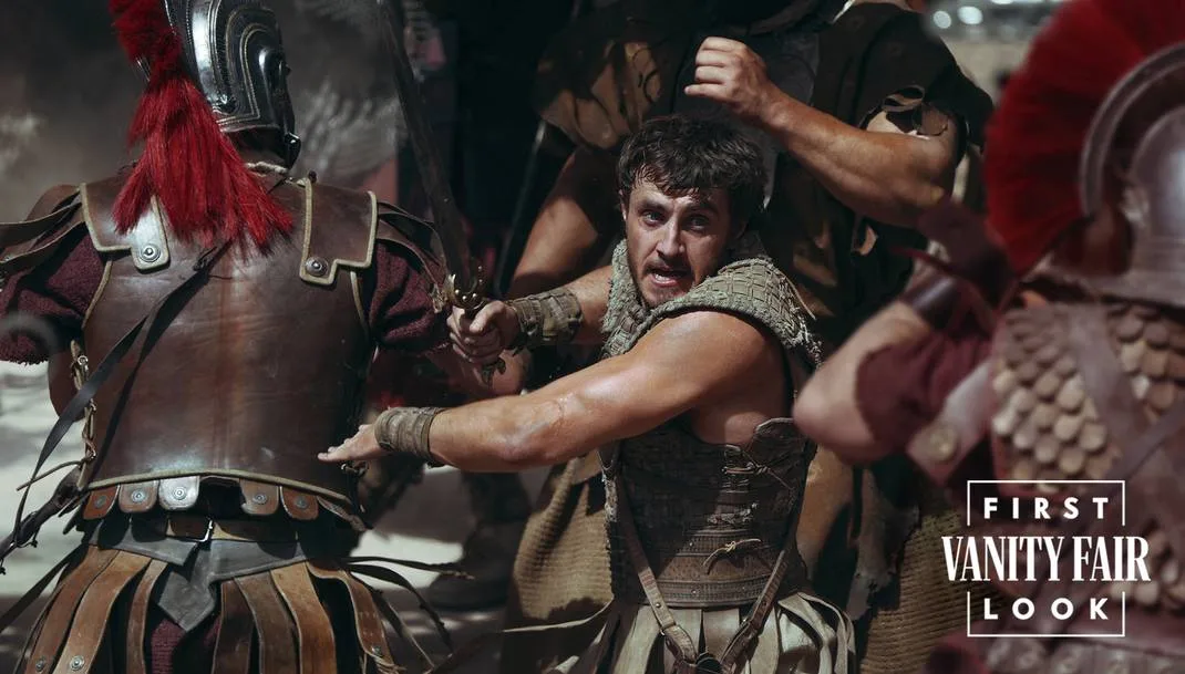 8 fotos de "Gladiador 2", com Paul Mescal e Pedro Pascal