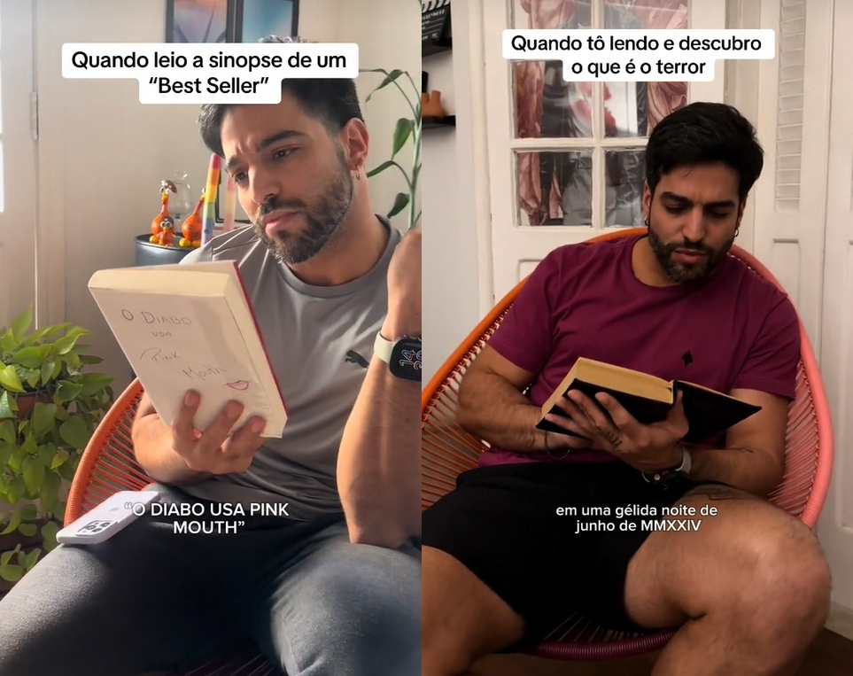 3 atores que viralizaram falando de livros no TikTok e no Instagram