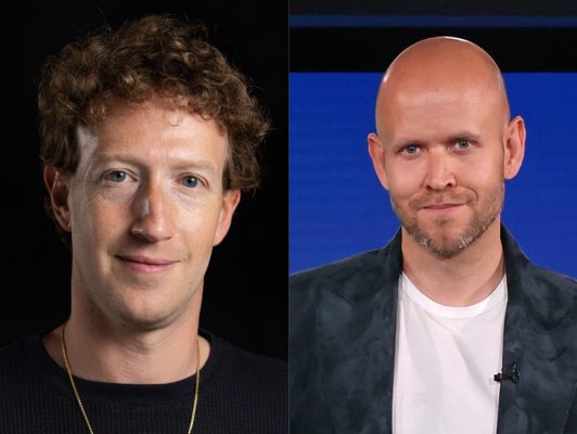 Mark Zuckerberg e Daniel Ek defendem a IA de código aberto e criticam regulamentação europeia