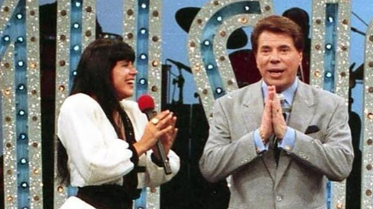 Mara Maravilha e Silvio Santos