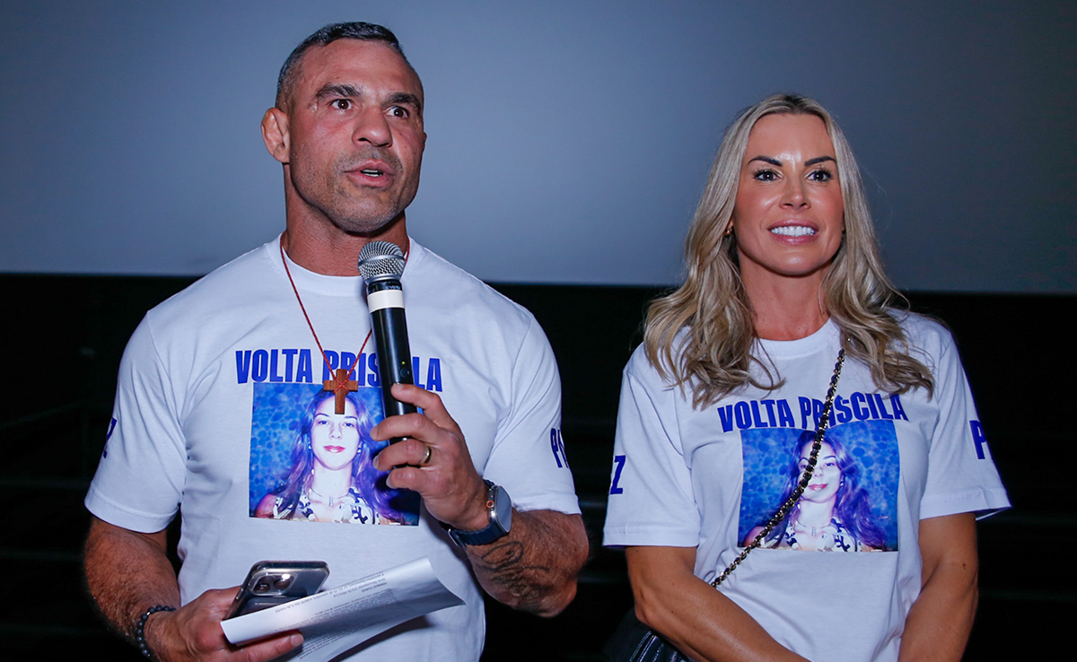 "Volta Priscila": Vitor Belfort critica polícia na investigação do desaparecimento da irmã