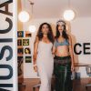 Marina Sena e Talita Morais, empresária da cantora, abrem 'A Casa da Música Brasileira' em SP