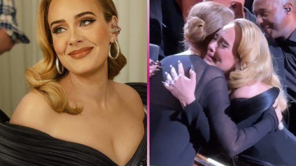 Adele se emociona ao ver Celine Dion na plateia de seu show; veja o momento!