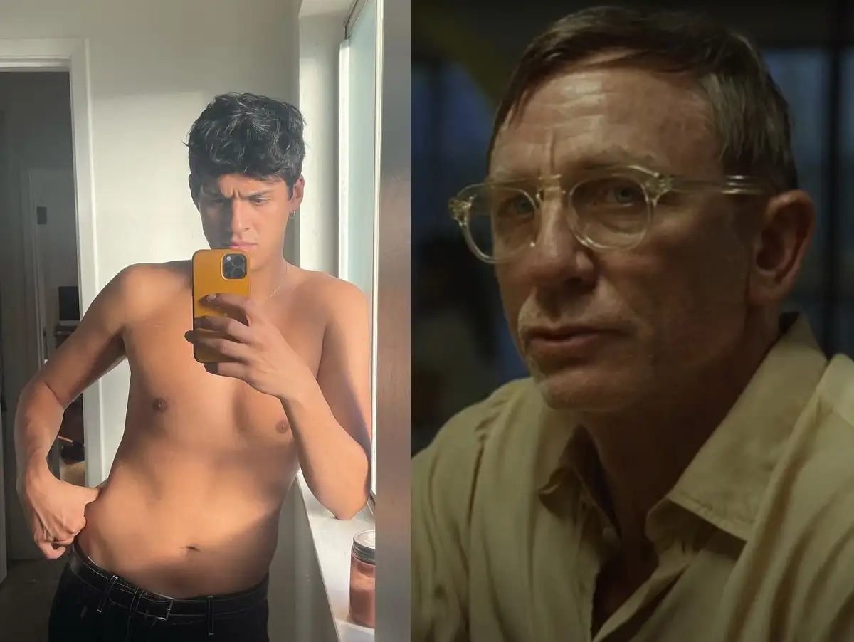 Cena íntima de Omar Apollo e Daniel Craig vaza na Internet