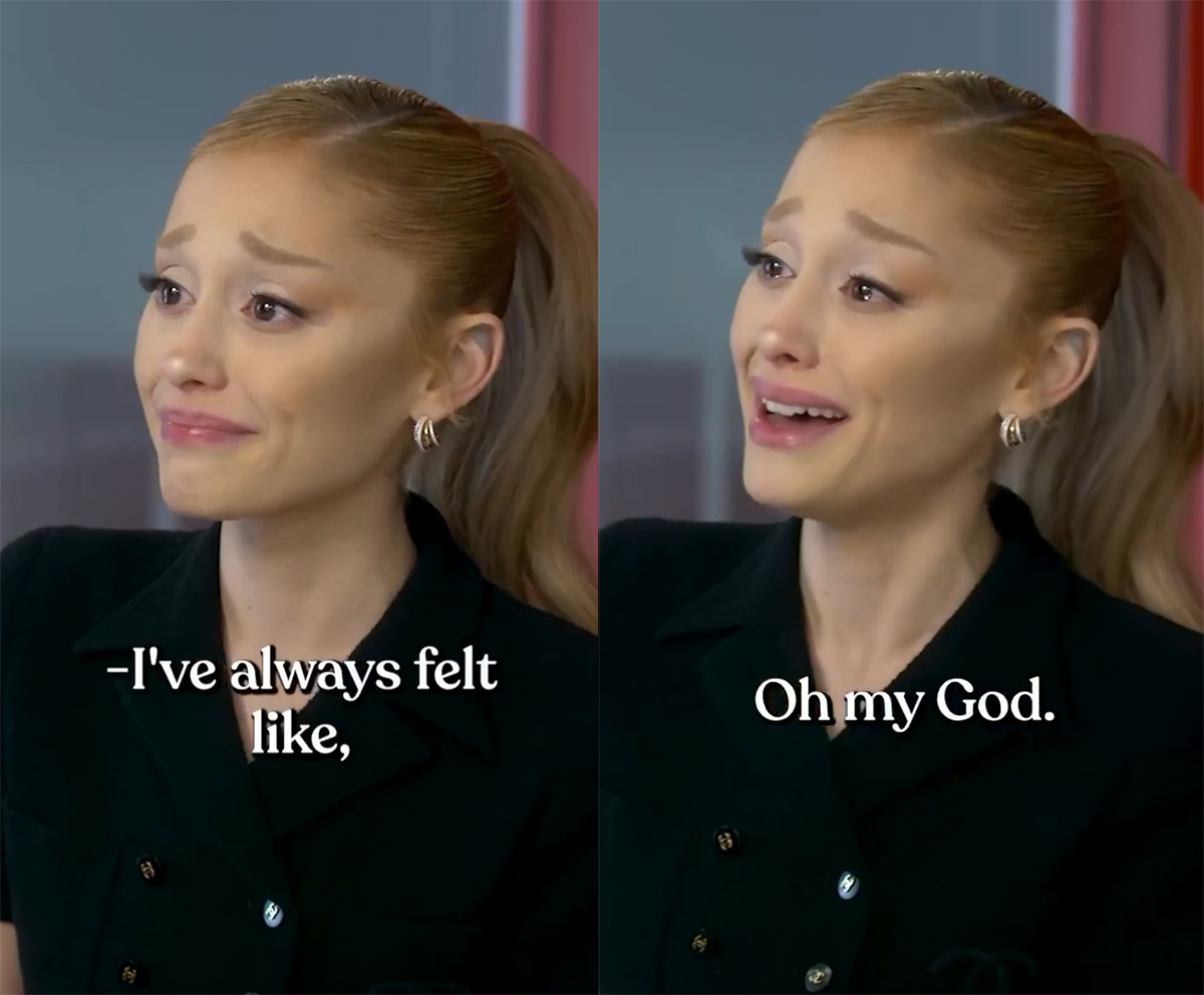 Ariana Grande se emociona em entrevista sobre "Wicked"