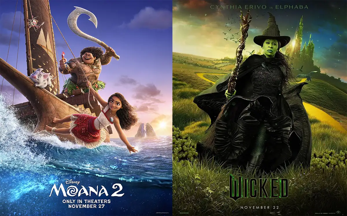 Estreia de "Moana 2" deve afetar "Wicked", aponta site