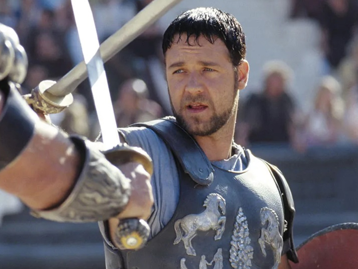 Russell Crowe aparece no filme "Gladiador 2"?