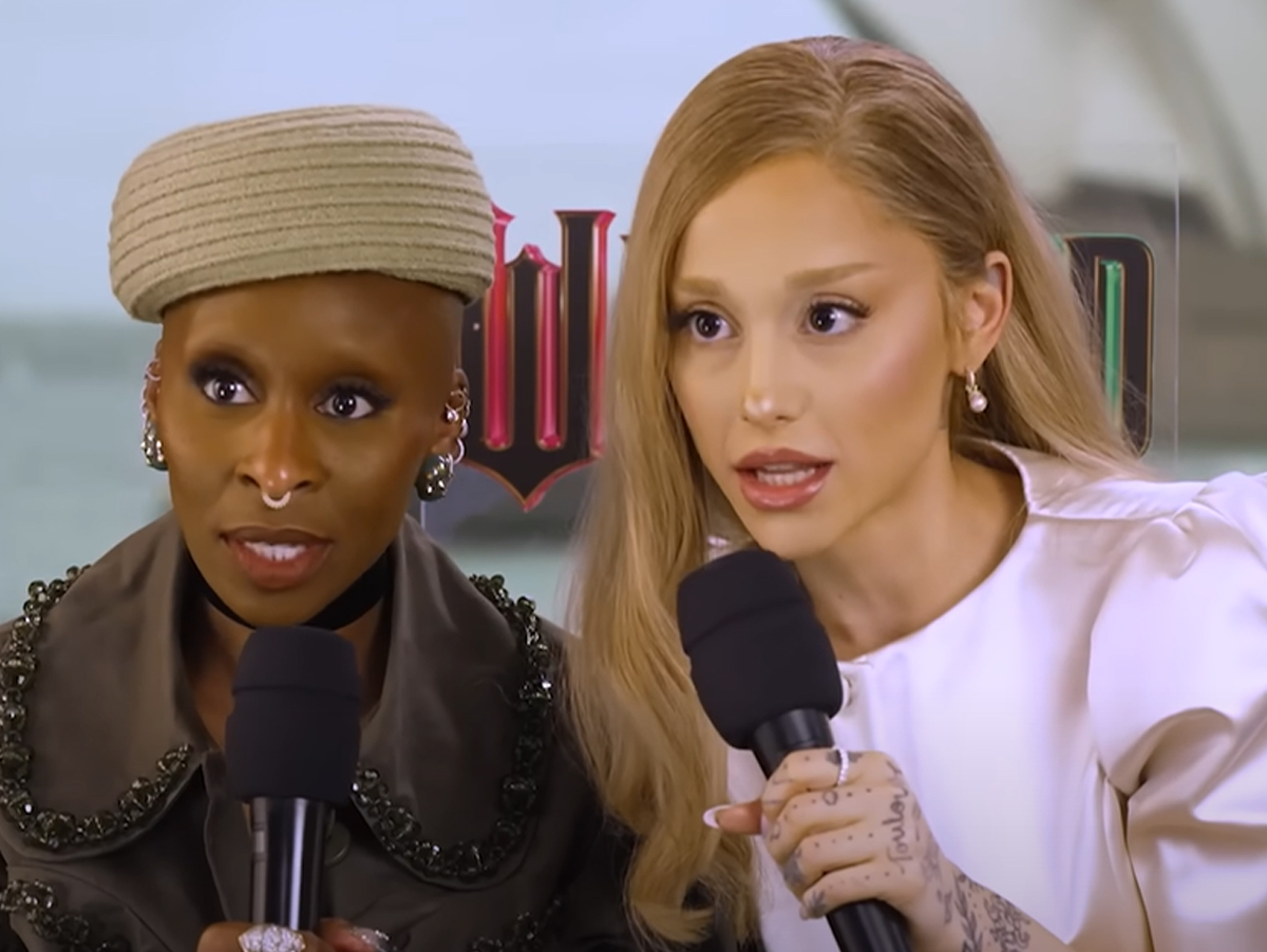 "Wicked": locutor de rádio é acusado de esnobar Cynthia Erivo e só dar atenção para Ariana Grande