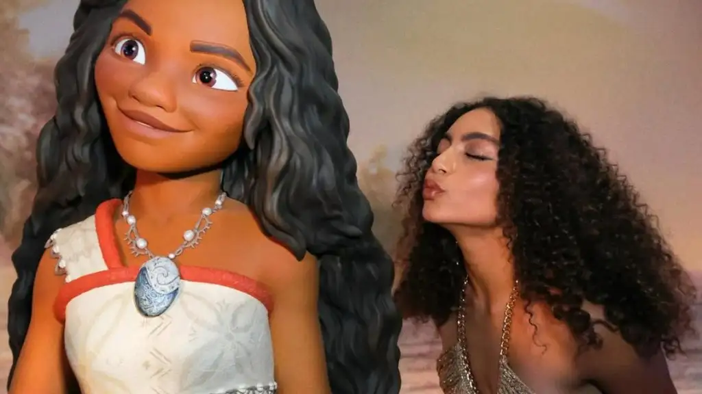 Any Gabrielly representa o Brasil em novo clipe da trilha sonora de "Moana 2". No vídeo divulgado pela Disney, a canção "Além" é interpretada em 27 idiomas diferentes.