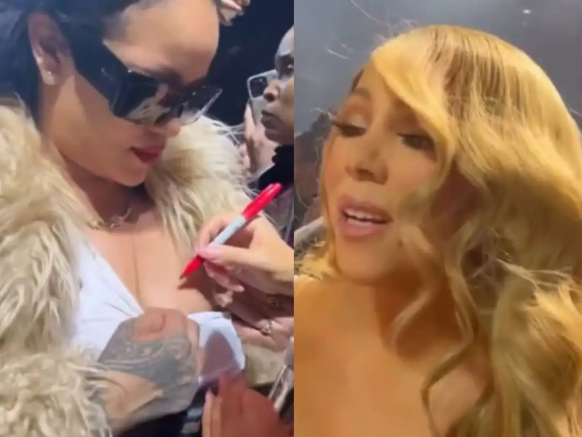 4 famosas que se comportaram como fãs com Mariah Carey, além de Rihanna