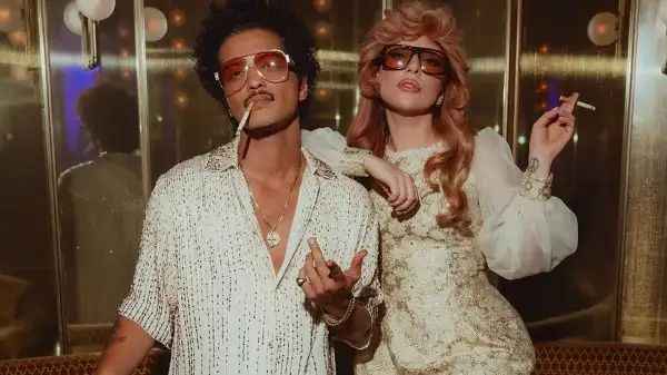 Juntos, Bruno Mars e Lady Gaga estendem recorde e dificultam para quem quiser quebrar