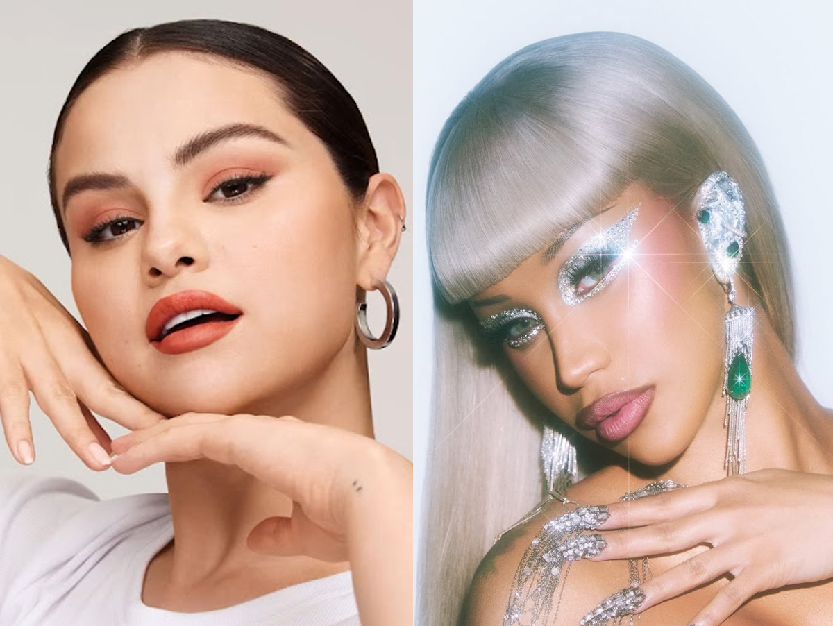 Com Cardi B, Selena Gomez alcança sua melhor posição na Hot 100 em 2025
