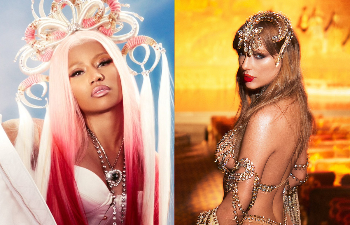 Nicki Minaj aclama álbum da Taylor Swift: "rapper de batalha", "letra icônica", "autêntica"