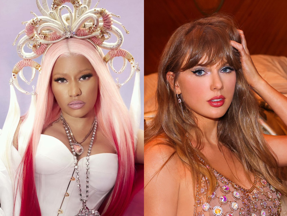 Nicki Minaj aclama álbum da Taylor Swift: "rapper de batalha", "letra icônica", "autêntica"