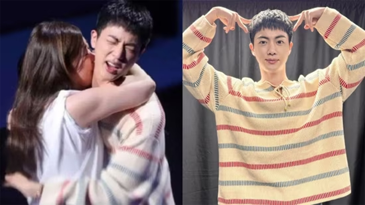Japonesa que deu beijo na bochecha de Jin, do BTS, vai responder por assédio