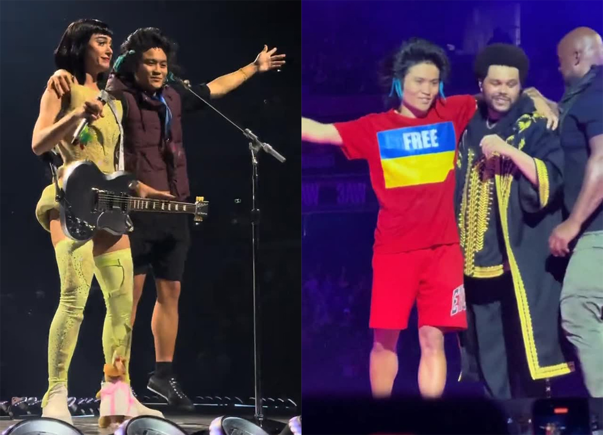 Invasor de tapete vermelho que agarrou Ariana Grande é expulso de show de Lady Gaga
