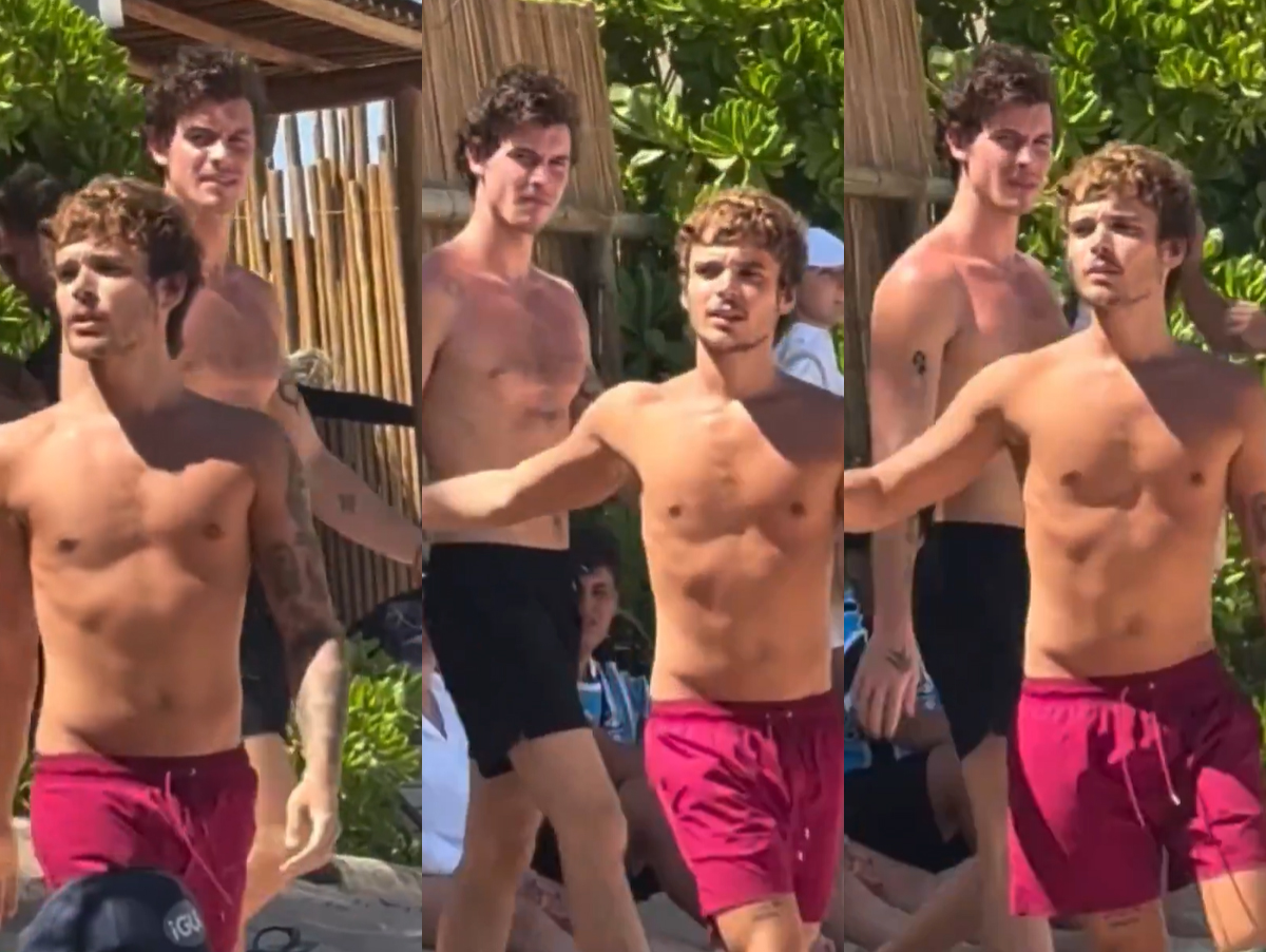 Vídeo mostra Shawn Mendes com João Lucas, marido de Sasha, em Alagoas