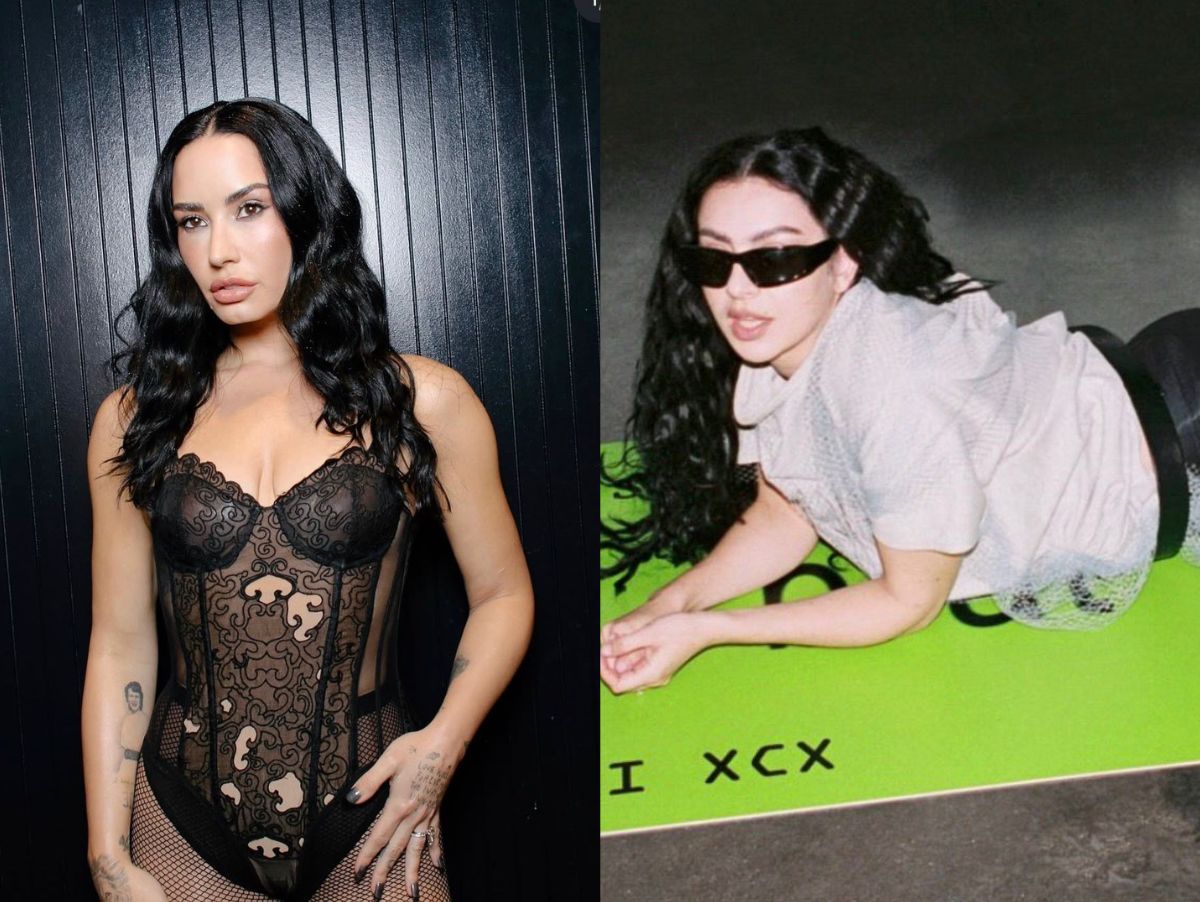 Mais próximas do que nunca: Demi Lovato comparece à première de “The Moment”, filme de Charli XCX
