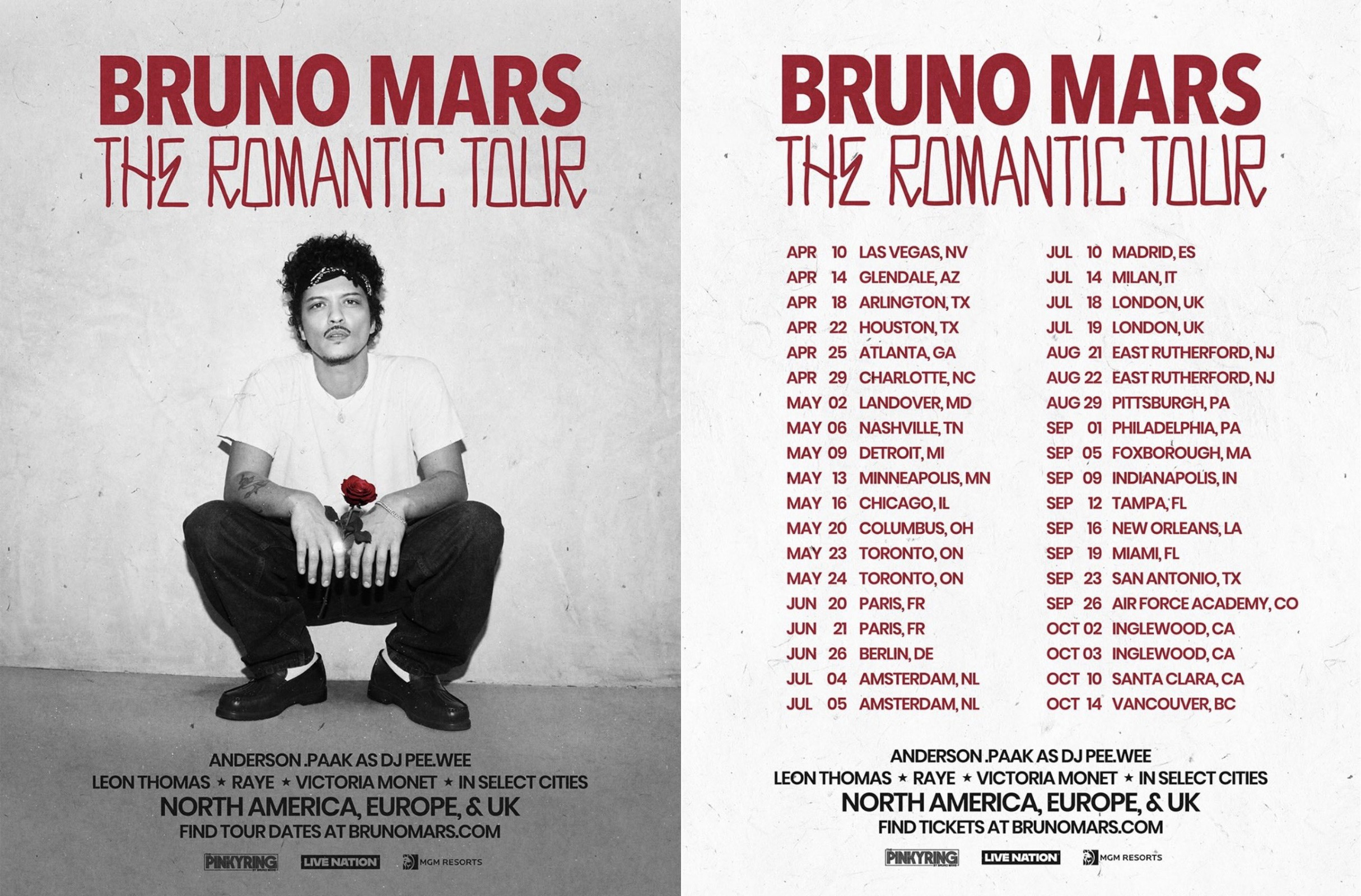 Bruno Mars se descarta como opção para show em Copacabana em 2026