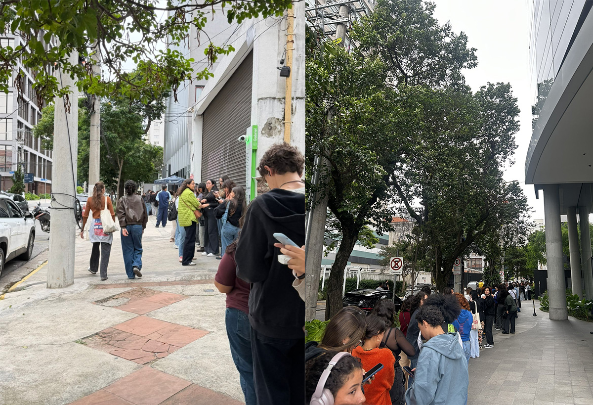 Fãs de Harry Styles fazem fila em loja de vinis em SP para ouvir "Aperture"