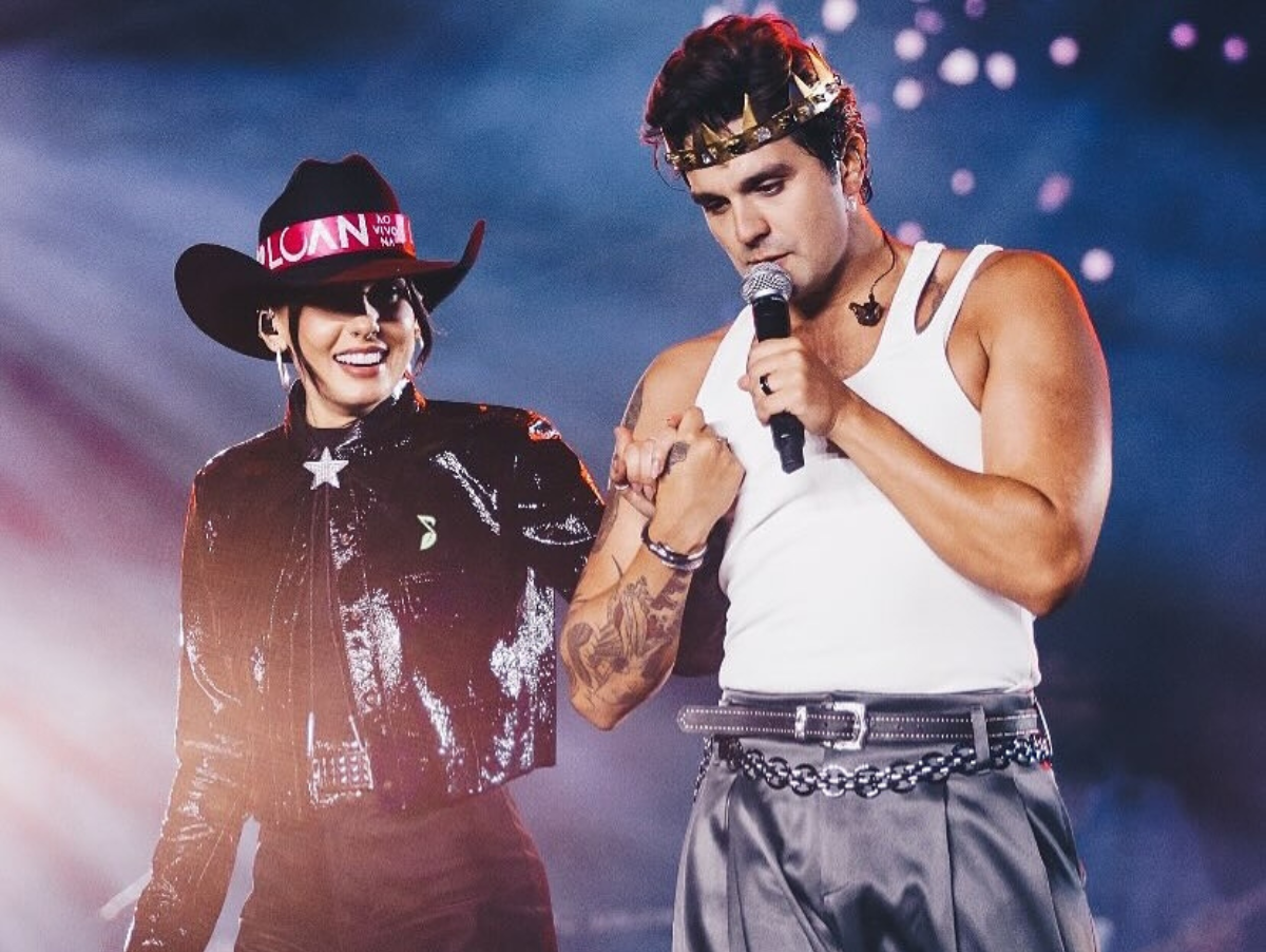 Ana Castela e Luan Santana cantam juntos em karaokê em Miami