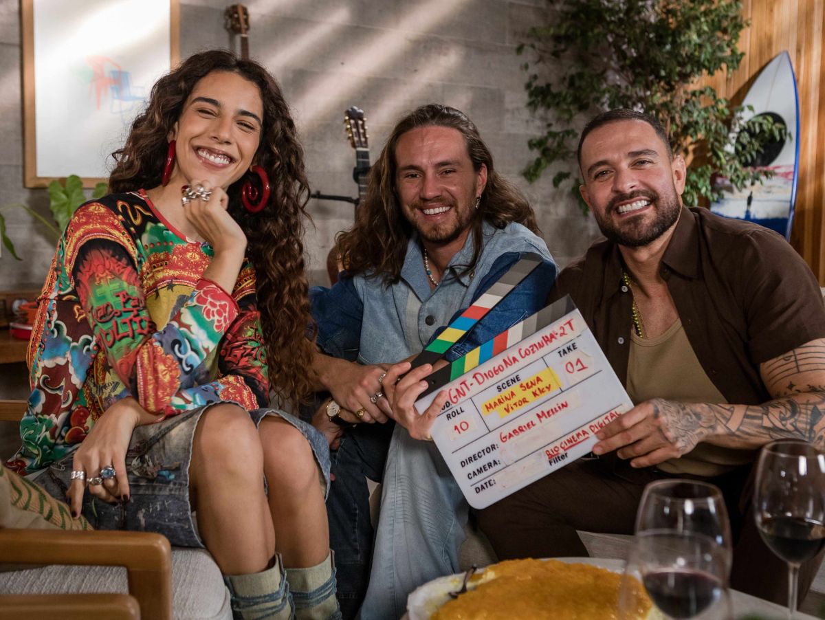 Marina Sena e Vitor Kley participam do “Diogo na Cozinha” nesta quarta