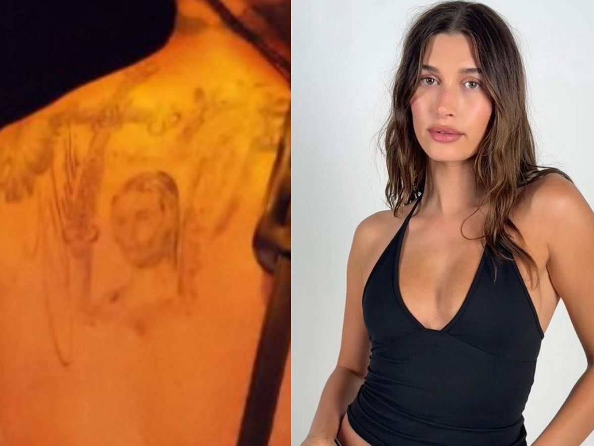 Justin Bieber revela tatuagem de rosto de Hailey Bieber, sua esposa, nas costas: confira fotos