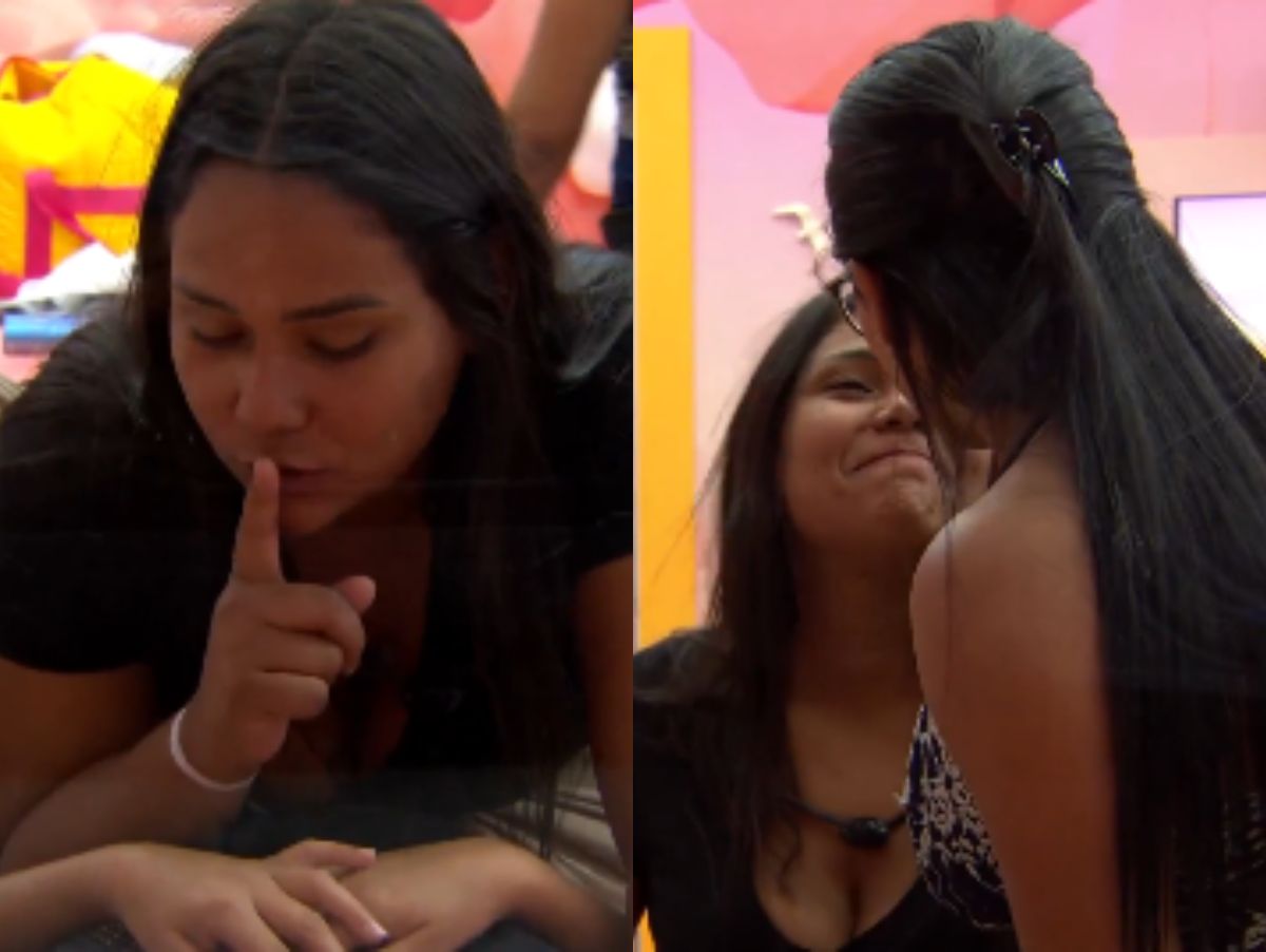 BBB 26: Chaiany e Marciele se beijam e Gabriela reage: "Foi de língua!"
