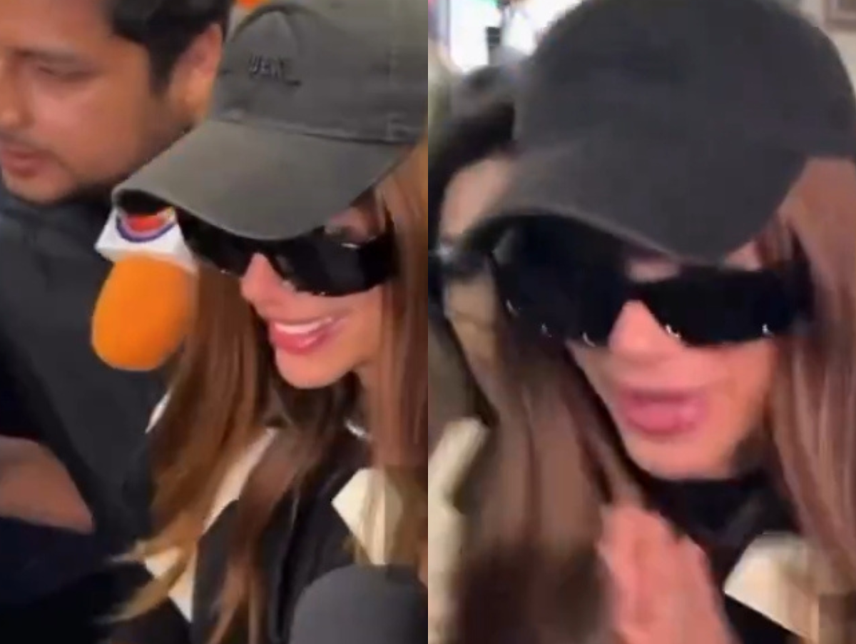 Anitta chega ao México e é recebida por fãs e jornalistas no aeroporto