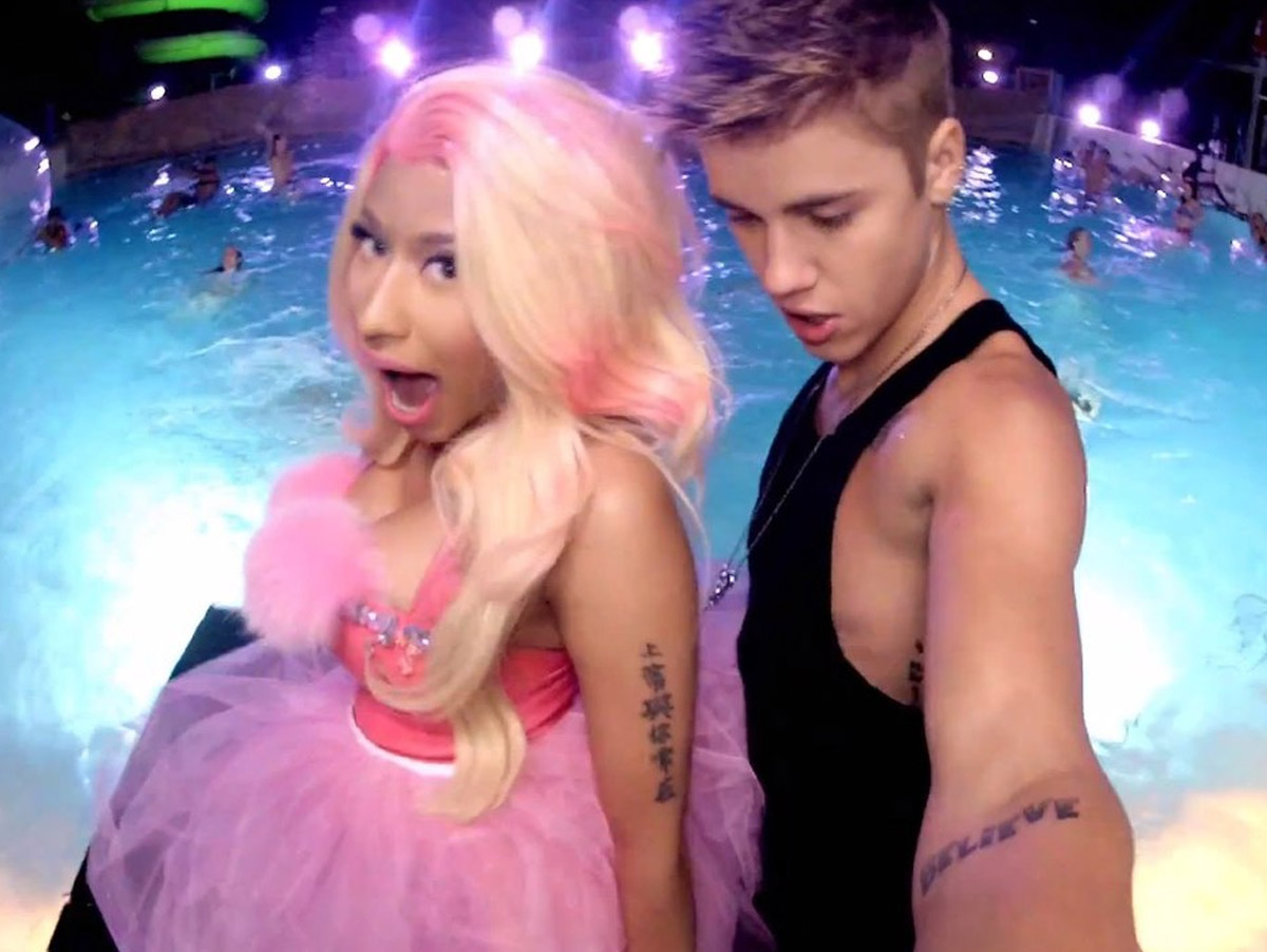 Justin Bieber e Nicki Minaj lideram Spotify global há 9 dias com música de 2012