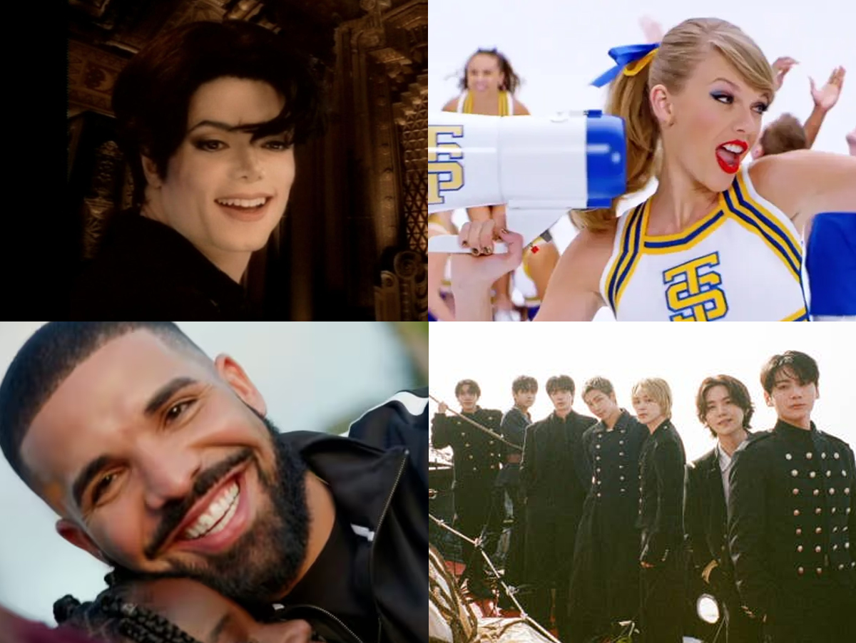 89 músicas já estrearam direto no topo da Billboard Hot 100: veja lista